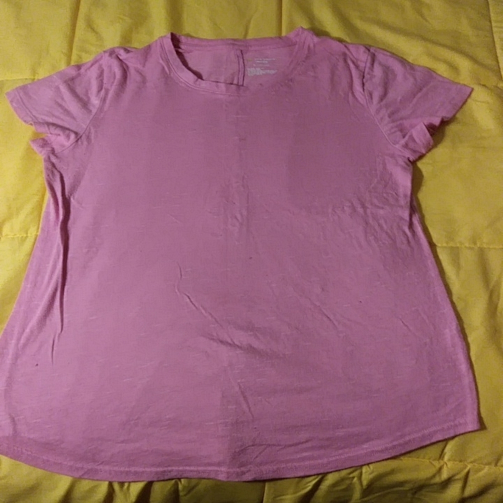 A plain dark pink shirt